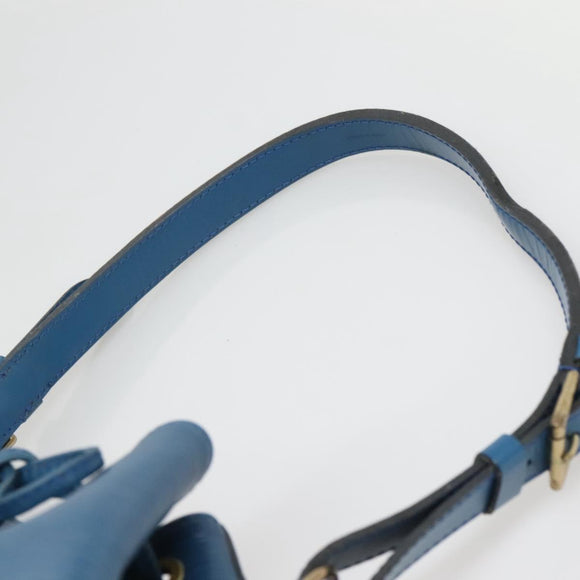 LOUIS VUITTON Epi Petit Noe Shoulder Bag Blue M44105 LV Auth 128706