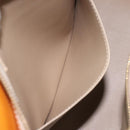 LOUIS VUITTON Monogram Vernis Houston Hand Bag Beige M91004 LV Auth 128707-22