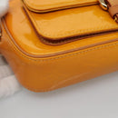 LOUIS VUITTON Monogram Vernis Christy MM Shoulder Bag Jaune M91108 Auth 128709-15