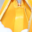 LOUIS VUITTON Monogram Vernis Christy MM Shoulder Bag Jaune M91108 Auth 128709-20