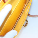 LOUIS VUITTON Monogram Vernis Christy MM Shoulder Bag Jaune M91108 Auth 128709-21