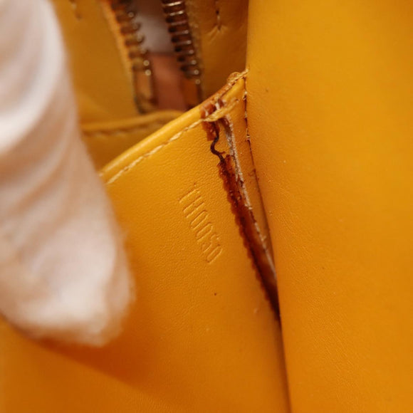 LOUIS VUITTON Monogram Vernis Christy MM Shoulder Bag Jaune M91108 Auth 128709