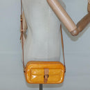 LOUIS VUITTON Monogram Vernis Christy MM Shoulder Bag Jaune M91108 Auth 128709-22