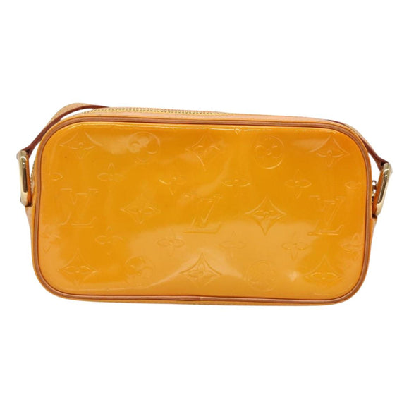 LOUIS VUITTON Monogram Vernis Christy MM Shoulder Bag Jaune M91108 Auth 128709