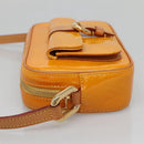 LOUIS VUITTON Monogram Vernis Christy MM Shoulder Bag Jaune M91108 Auth 128709-4