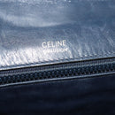 CELINE C Sulky Shoulder Bag Canvas Navy Gold Auth 128714-18