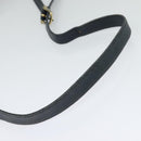 CELINE C Sulky Shoulder Bag Canvas Navy Gold Auth 128714-7