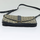 CELINE C Sulky Shoulder Bag Canvas Navy Gold Auth 128714-5