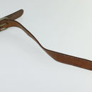 CELINE Macadam Canvas Shoulder Bag PVC Brown Gold Auth 128715-8