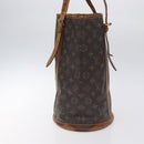LOUIS VUITTON Monogram Bucket GM Shoulder Bag M42236 LV Auth 128723-4