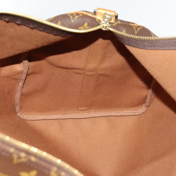 LOUIS VUITTON Monogram Keepall Bandouliere 55 Boston Bag M41414 LV Auth 128728