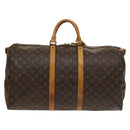 LOUIS VUITTON Monogram Keepall Bandouliere 55 Boston Bag M41414 LV Auth 128728-2