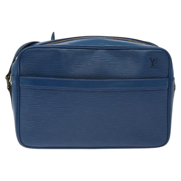 LOUIS VUITTON Epi Trocadero 27 Shoulder Bag Blue M52315 LV Auth 128730