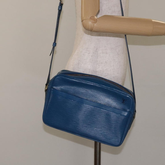 LOUIS VUITTON Epi Trocadero 27 Shoulder Bag Blue M52315 LV Auth 128730