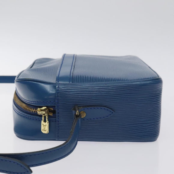 LOUIS VUITTON Epi Trocadero 27 Shoulder Bag Blue M52315 LV Auth 128730