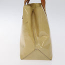 LOUIS VUITTON Monogram Vernis Reade PM Hand Bag Beige M91334 LV Auth 128731-3
