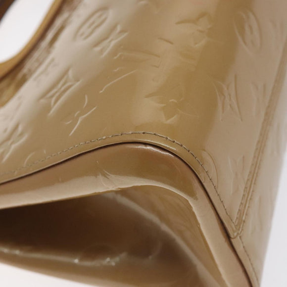 LOUIS VUITTON Monogram Vernis Roxbury Drive Hand Bag Noisette M91372 Auth 128732