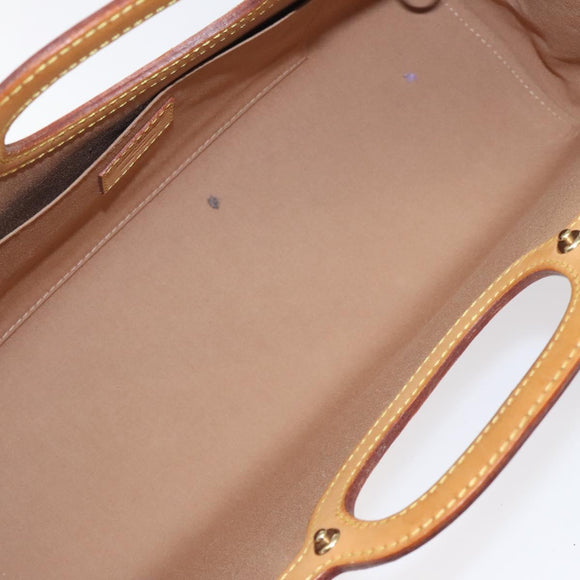 LOUIS VUITTON Monogram Vernis Roxbury Drive Hand Bag Noisette M91372 Auth 128732