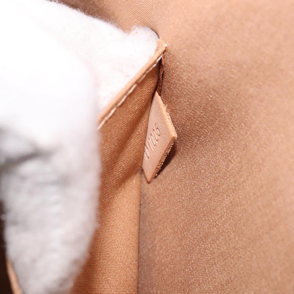 LOUIS VUITTON Monogram Vernis Roxbury Drive Hand Bag Noisette M91372 Auth 128732