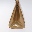LOUIS VUITTON Monogram Vernis Roxbury Drive Hand Bag Noisette M91372 Auth 128732-3