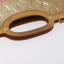 LOUIS VUITTON Monogram Vernis Roxbury Drive Hand Bag Noisette M91372 Auth 128732-7