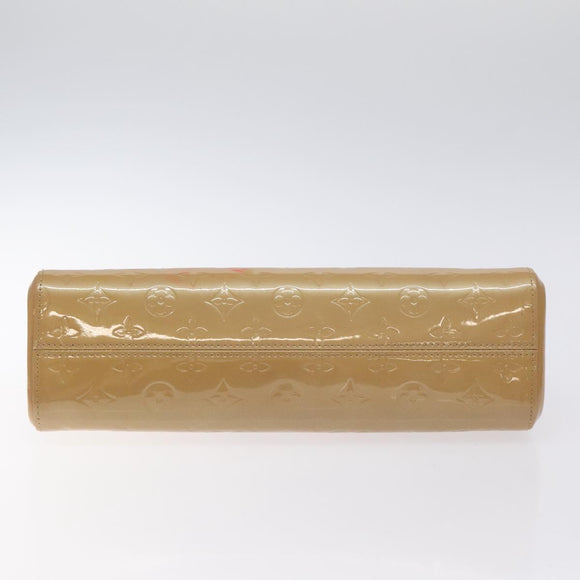 LOUIS VUITTON Monogram Vernis Roxbury Drive Hand Bag Noisette M91372 Auth 128732