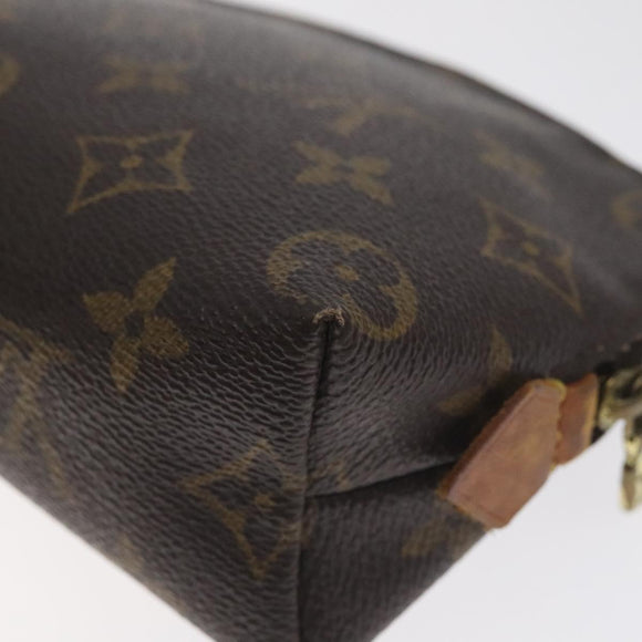 LOUIS VUITTON Monogram Pochette Cosmetic PM Pouch M43998 LV Auth 128746