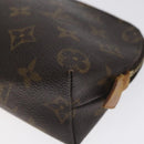 LOUIS VUITTON Monogram Pochette Cosmetic PM Pouch M43998 LV Auth 128746-7