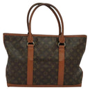 LOUIS VUITTON Monogram Sac Weekend PM Hand Bag M42425 LV Auth 128749-2