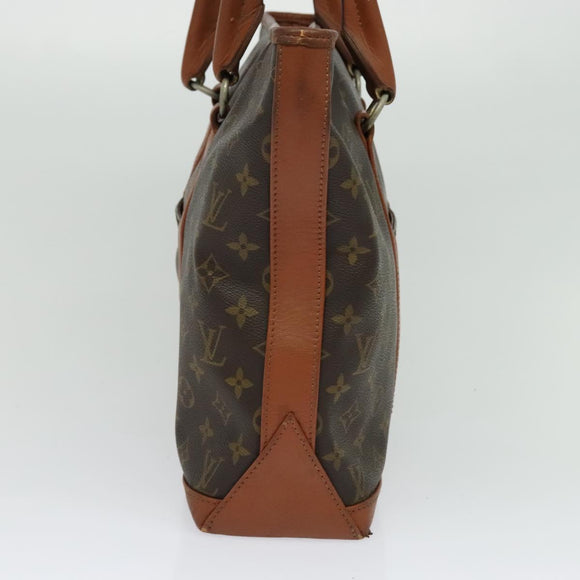 LOUIS VUITTON Monogram Sac Weekend PM Hand Bag M42425 LV Auth 128749