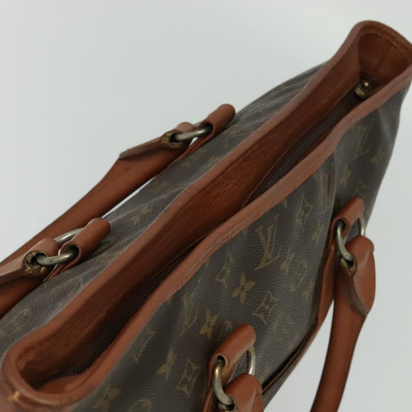 LOUIS VUITTON Monogram Sac Weekend PM Hand Bag M42425 LV Auth 128749