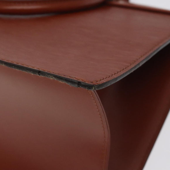 LOUIS VUITTON Epi Riviera Hand Bag Brown M48183 LV Auth 128752