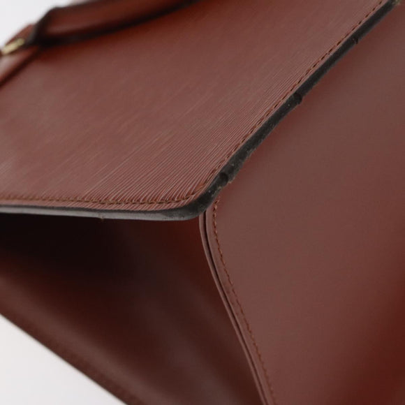 LOUIS VUITTON Epi Riviera Hand Bag Brown M48183 LV Auth 128752