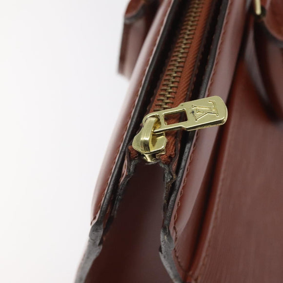 LOUIS VUITTON Epi Riviera Hand Bag Brown M48183 LV Auth 128752
