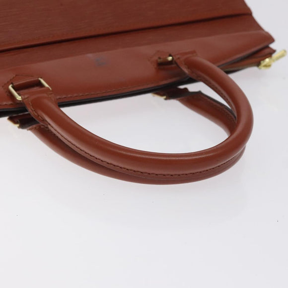 LOUIS VUITTON Epi Riviera Hand Bag Brown M48183 LV Auth 128752