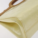 LOUIS VUITTON Monogram Vernis Roxbury Drive Hand Bag Perle M91374 LV Auth 128755-14