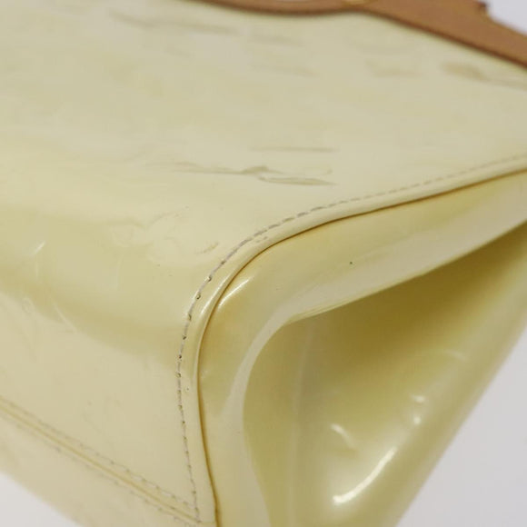 LOUIS VUITTON Monogram Vernis Roxbury Drive Hand Bag Perle M91374 LV Auth 128755