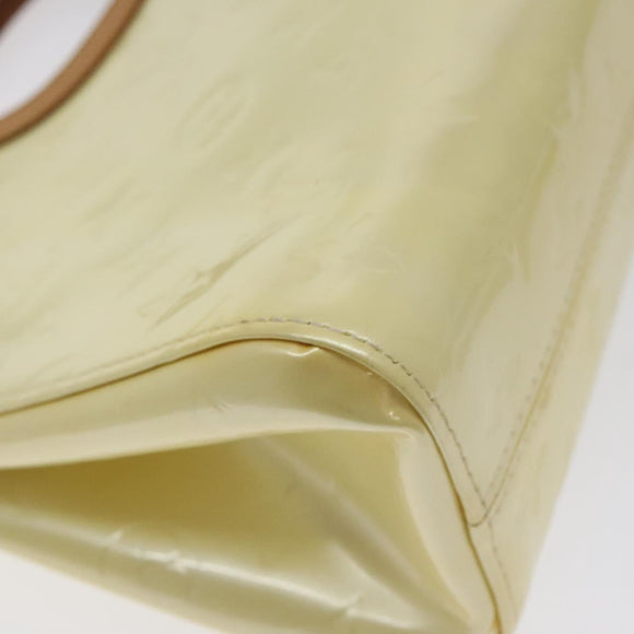 LOUIS VUITTON Monogram Vernis Roxbury Drive Hand Bag Perle M91374 LV Auth 128755