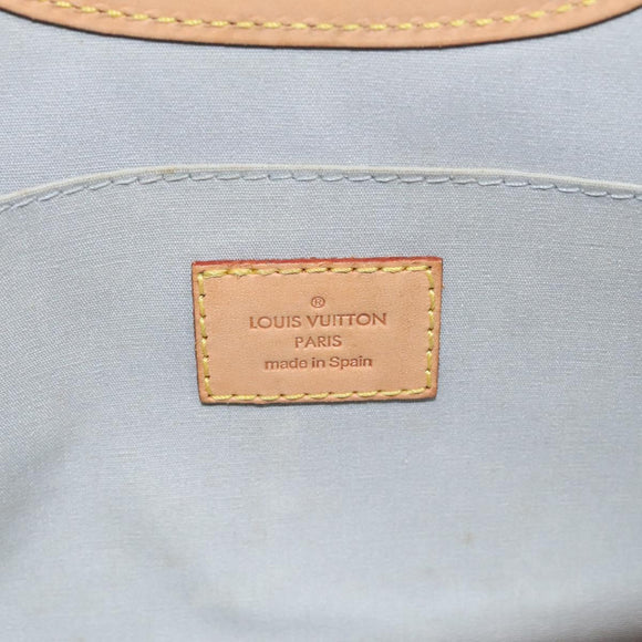 LOUIS VUITTON Monogram Vernis Roxbury Drive Hand Bag Perle M91374 LV Auth 128755