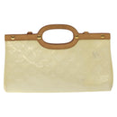 LOUIS VUITTON Monogram Vernis Roxbury Drive Hand Bag Perle M91374 LV Auth 128755-13
