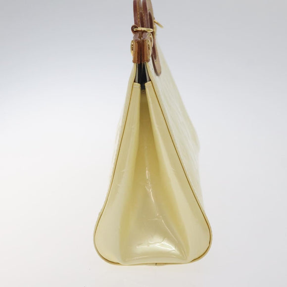 LOUIS VUITTON Monogram Vernis Roxbury Drive Hand Bag Perle M91374 LV Auth 128755