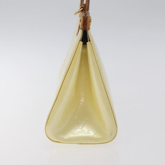 LOUIS VUITTON Monogram Vernis Roxbury Drive Hand Bag Perle M91374 LV Auth 128755