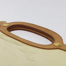 LOUIS VUITTON Monogram Vernis Roxbury Drive Hand Bag Perle M91374 LV Auth 128755-8