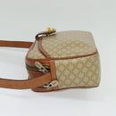 CELINE Macadam Canvas Shoulder Bag PVC Beige Gold Auth 128761-3