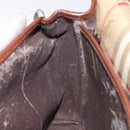 Burberrys Nova Check Shoulder Bag PVC Beige Gold Auth 128765-19