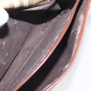 Burberrys Nova Check Shoulder Bag PVC Beige Gold Auth 128765-20