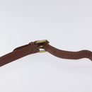 Burberrys Nova Check Shoulder Bag PVC Beige Gold Auth 128765-14