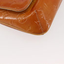 LOUIS VUITTON Monogram Vernis Thompson Street Bag Beige M91301 LV Auth 128772-11