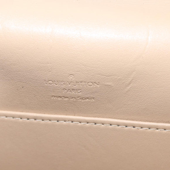 LOUIS VUITTON Monogram Vernis Thompson Street Bag Beige M91301 LV Auth 128772