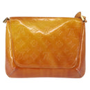 LOUIS VUITTON Monogram Vernis Thompson Street Bag Beige M91301 LV Auth 128772-3